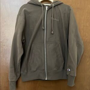 Champion Brown Zip-Up Hoodie